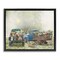 Stupell Industries Rustic Trucks with Country Flowers Floating Frame By Nan